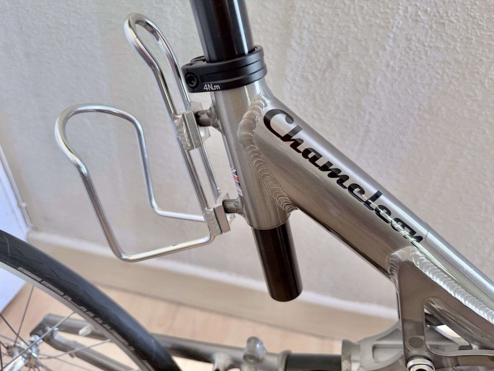 Airnimal Chameleon Folding Bike. Very Rare Naked Lacquer Finish. Stunning!