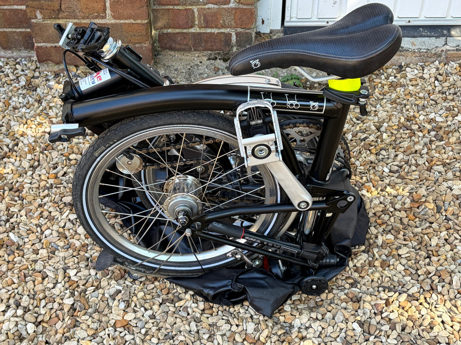 Brompton M3L Folding Bike x2 - Black & Pink - VGC