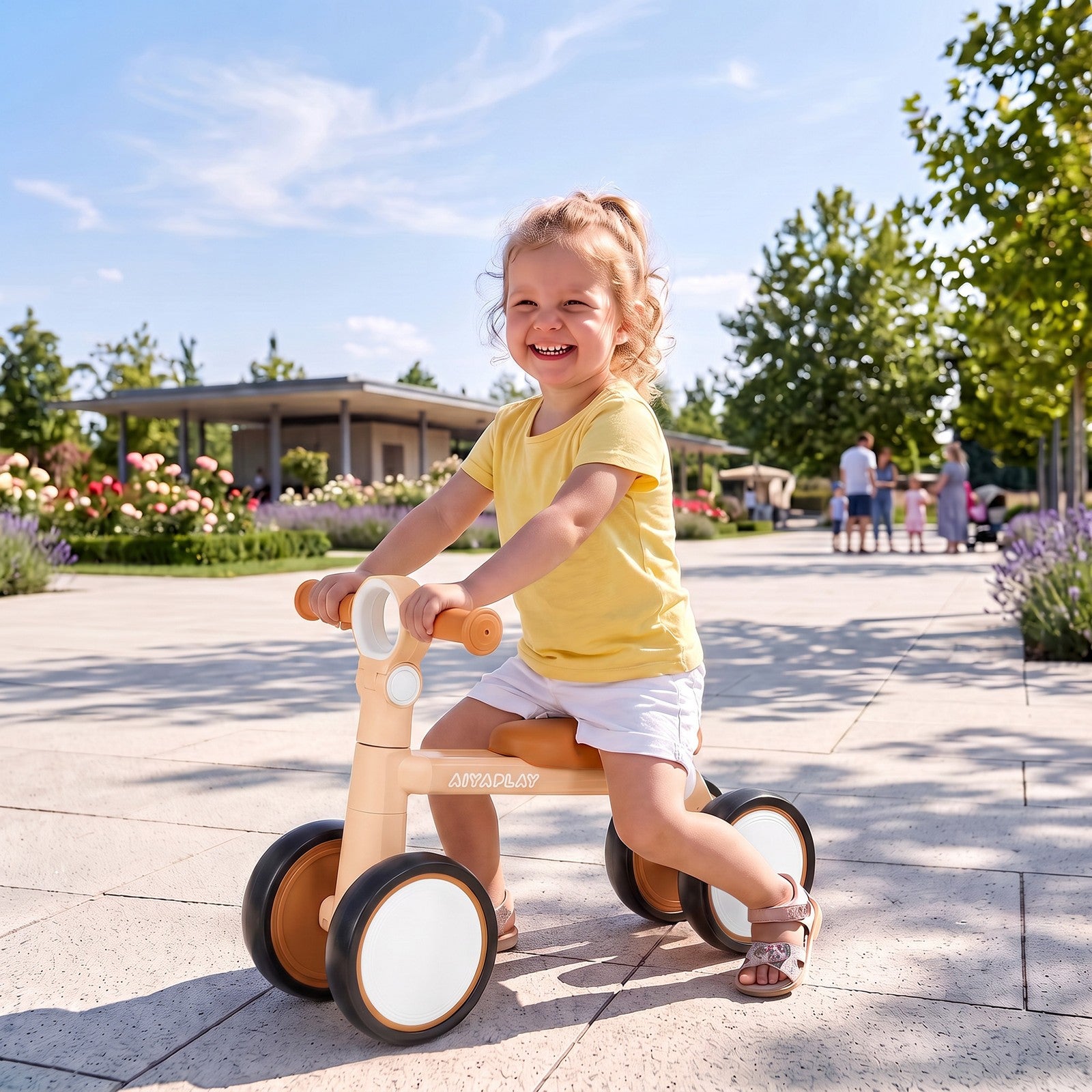 Balance Bike, Lightweight and Foldable Toddler Bike for 1-2 Years, Pink