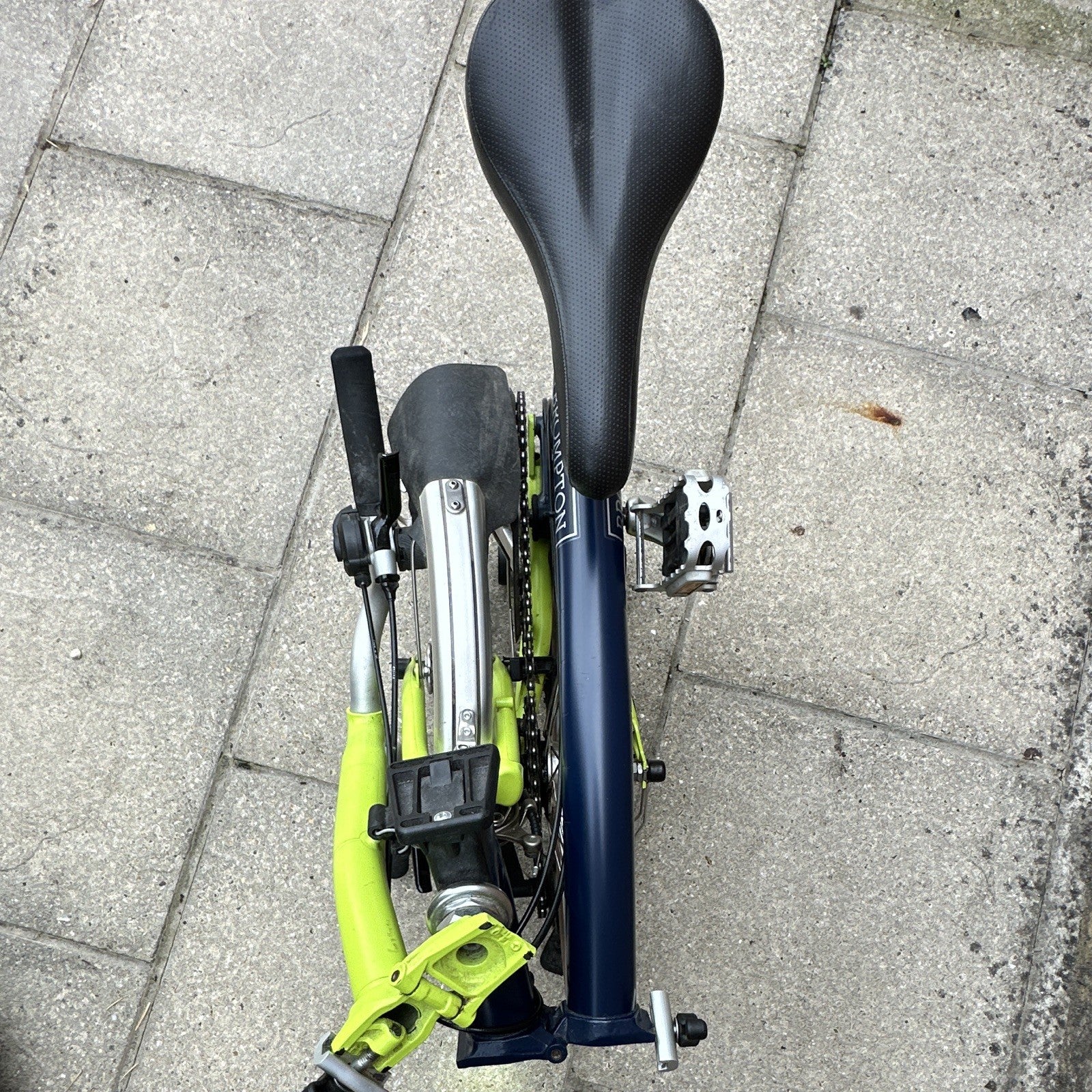 Brompton Folding Bike M3L Blue / Lime 2017
