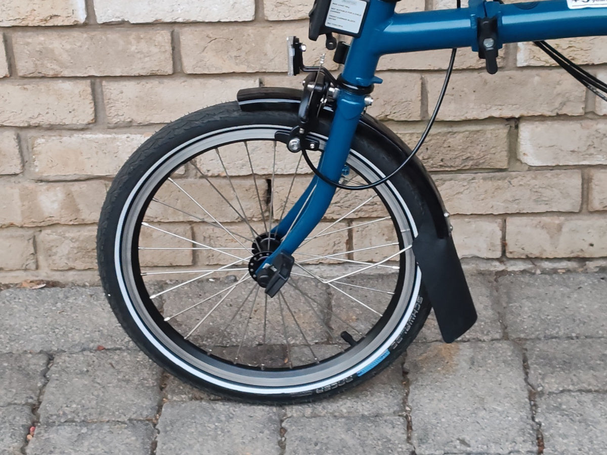 Brompton C Line 6 Speed 2025 Folding Bike Ocean Blue Pristine Condition
