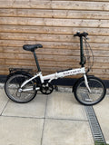 Carrera Transit 20in Folding Bike 3-Speed Hub Gears Rear Rack Mudguards