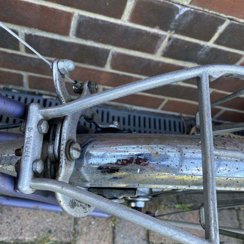 Vintage Classic 1973 Lilac Raleigh Stowaway Folding Bike