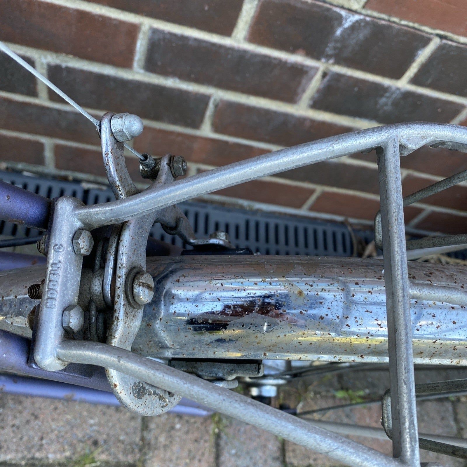 Vintage Classic 1973 Lilac Raleigh Stowaway Folding Bike