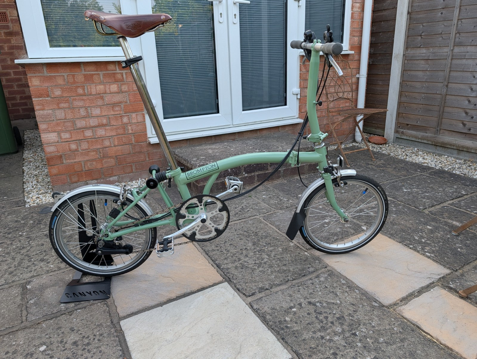 Sage Green 6 Speed Brompton, S6L (2013)