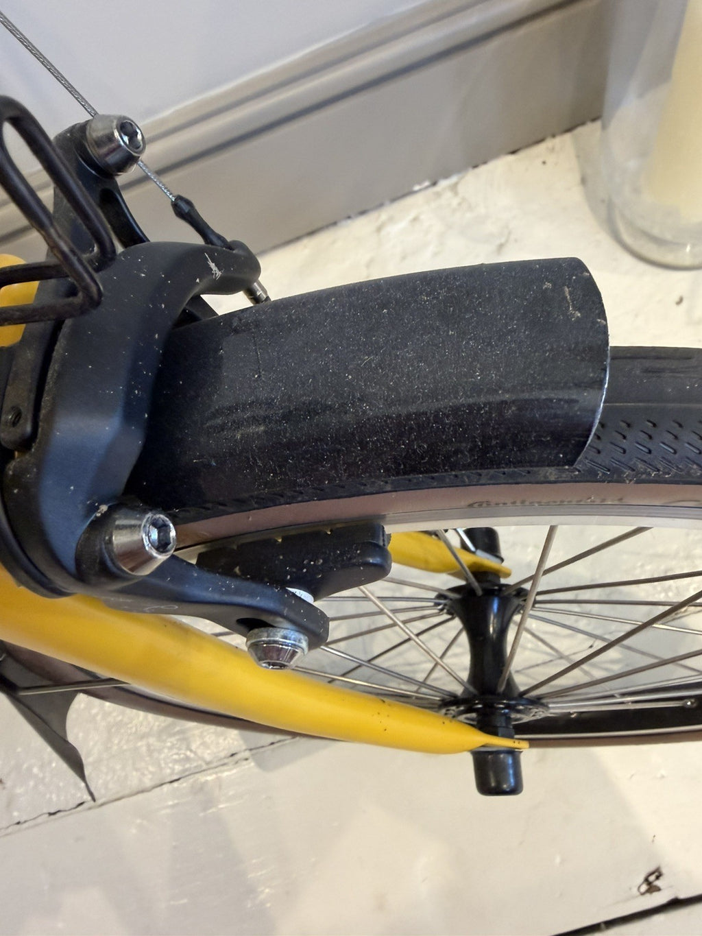 Brompton 2025 C-Line 6-speed High Handlebar - Yellow - Excellent Condition
