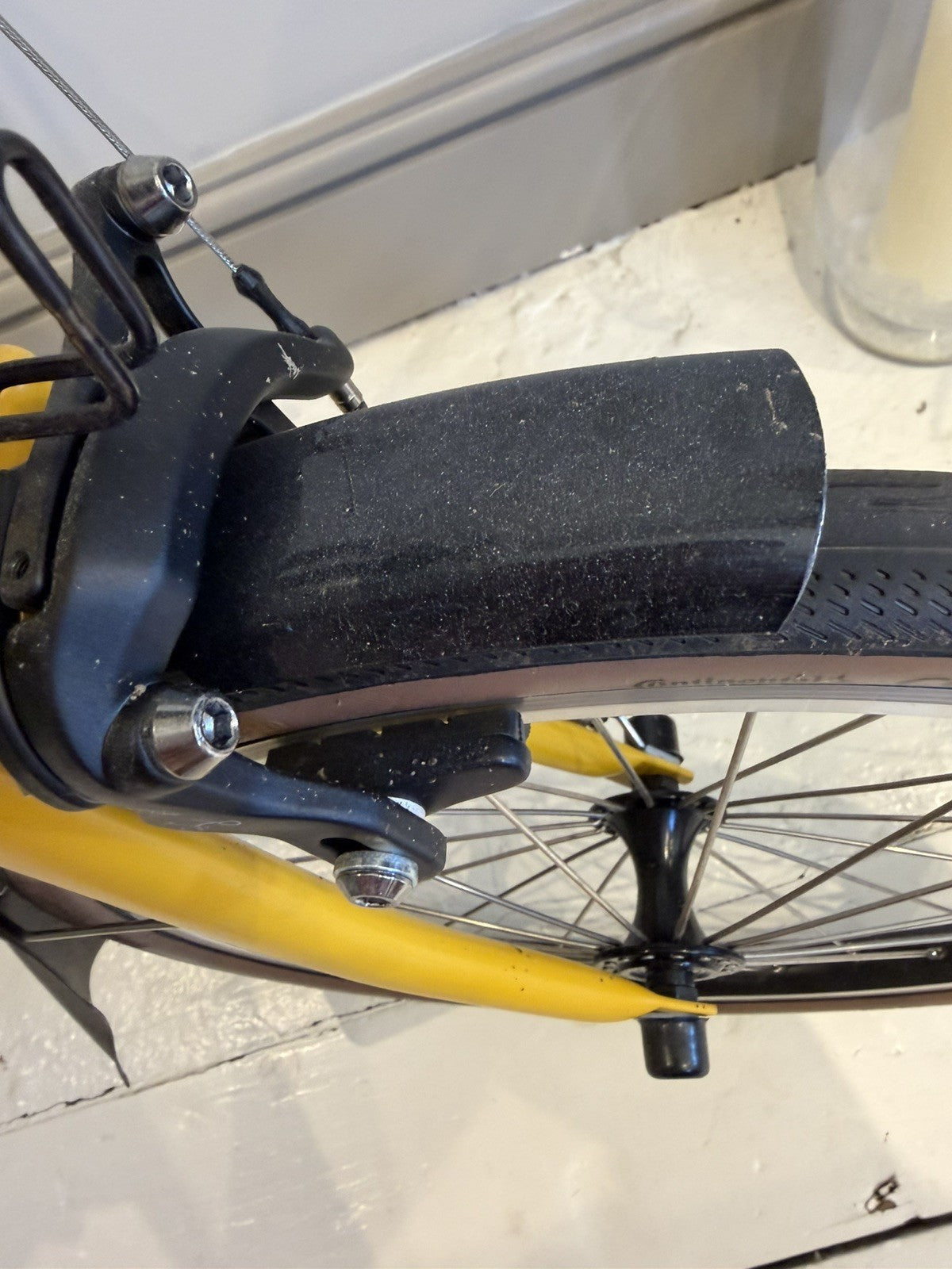 Brompton 2025 C-Line 6-speed High Handlebar - Yellow - Excellent Condition