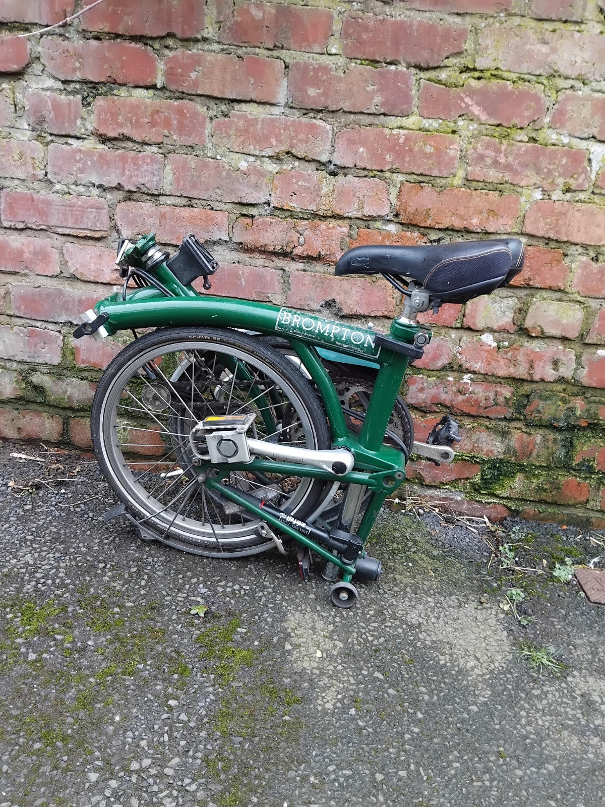Brompton Folding Bike 3-Speed, Green