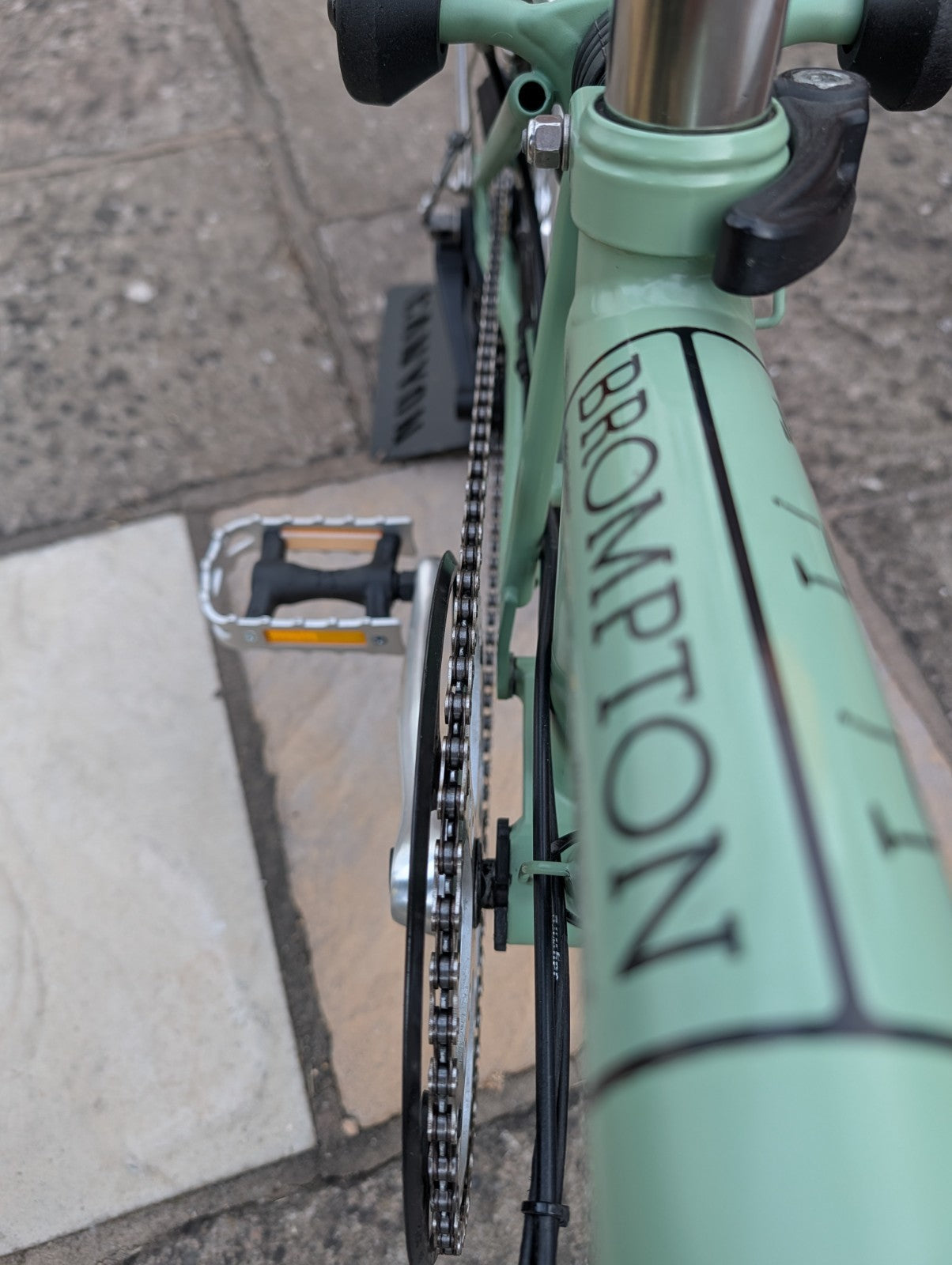 Sage Green 6 Speed Brompton, S6L (2013)