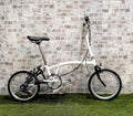 Brompton A Line White Folding Bike Bicycle New Condition