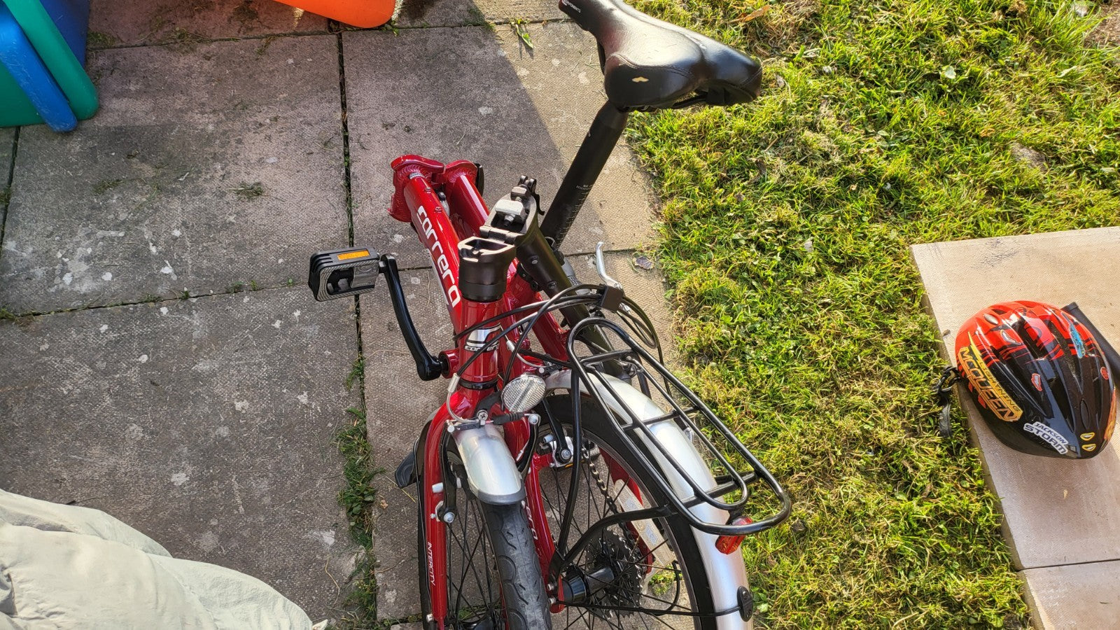 Red Career Foldable Lightweight Bicycle Bike