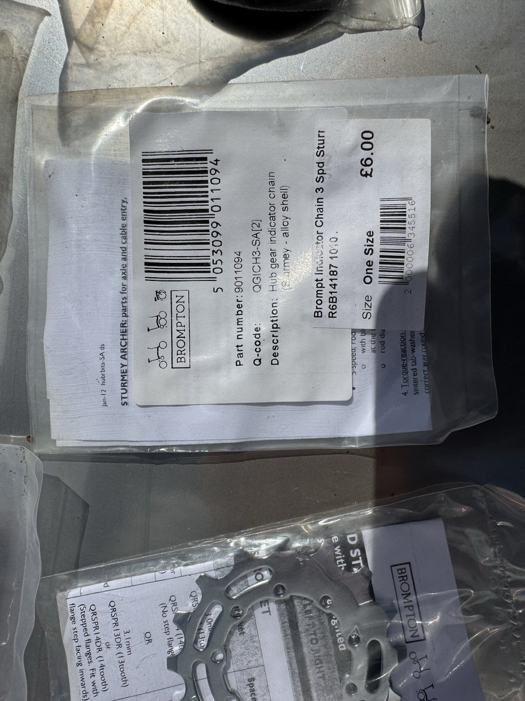 BROMPTON Various Parts Cost £135 - All NEW
