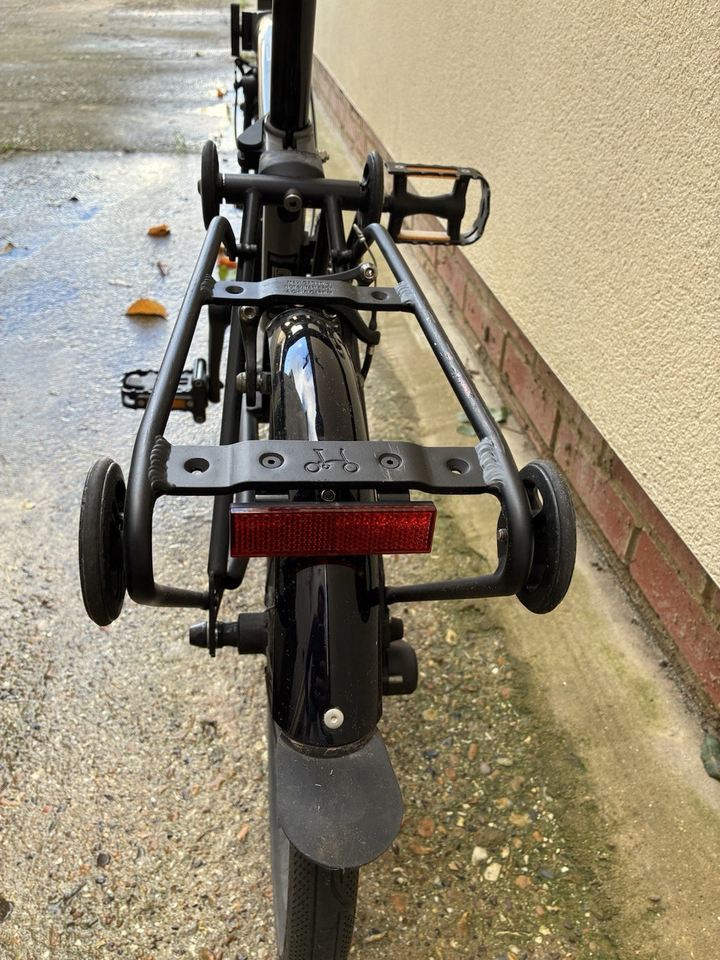 Brompton  H4L-P Line High Superlight folding bike.  Storm Grey. Inc Rear Rack.