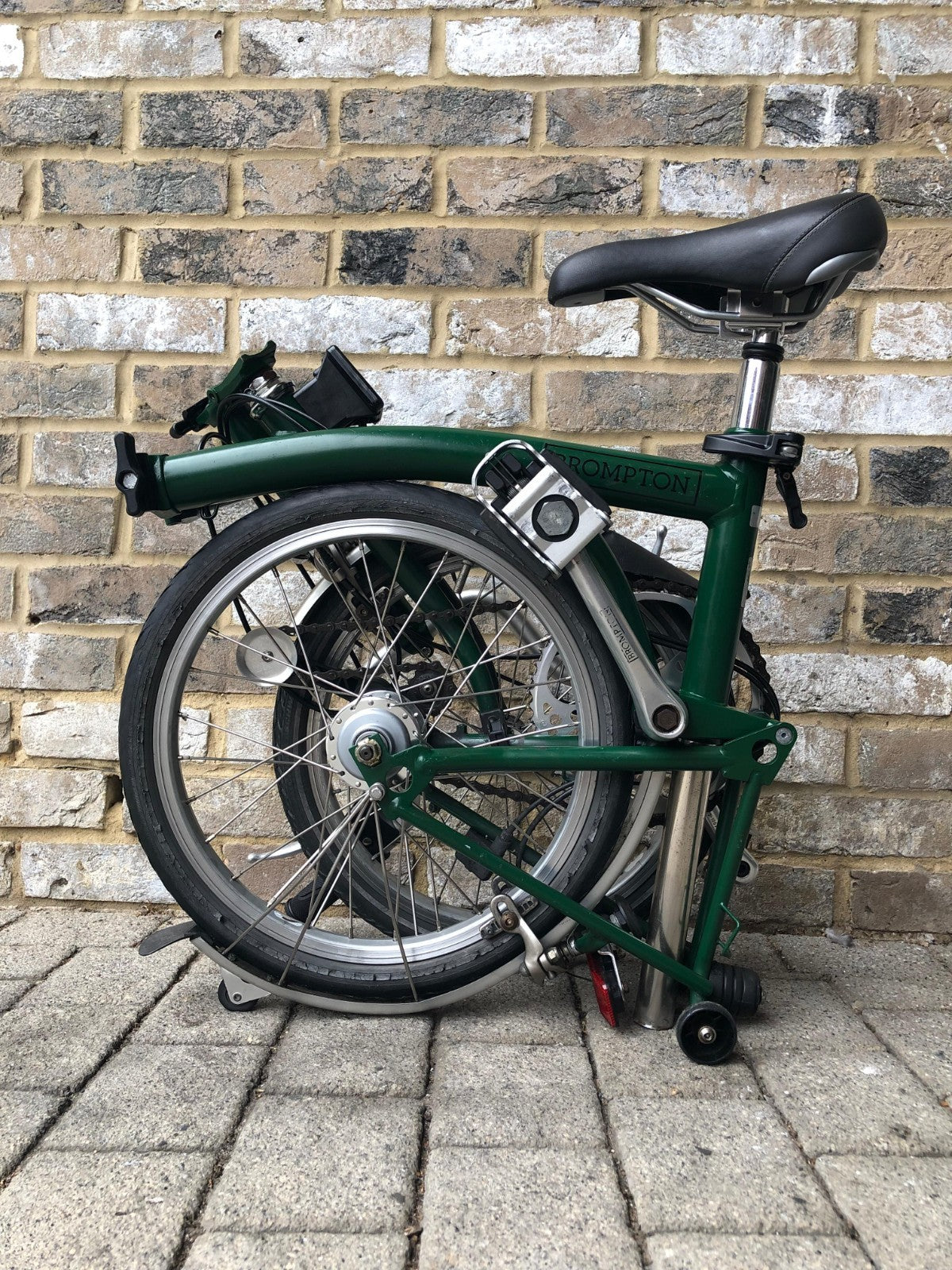 Brompton Racing Green 3 Speed Mid M3L - WORLDWIDE DELIVERY