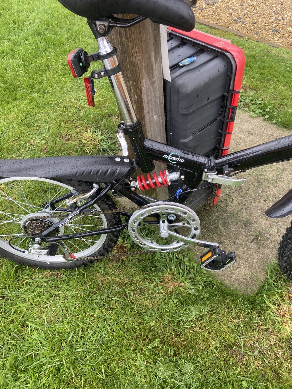 Ecosmo 20" folding city bike In Excellent Condition with full suspension
