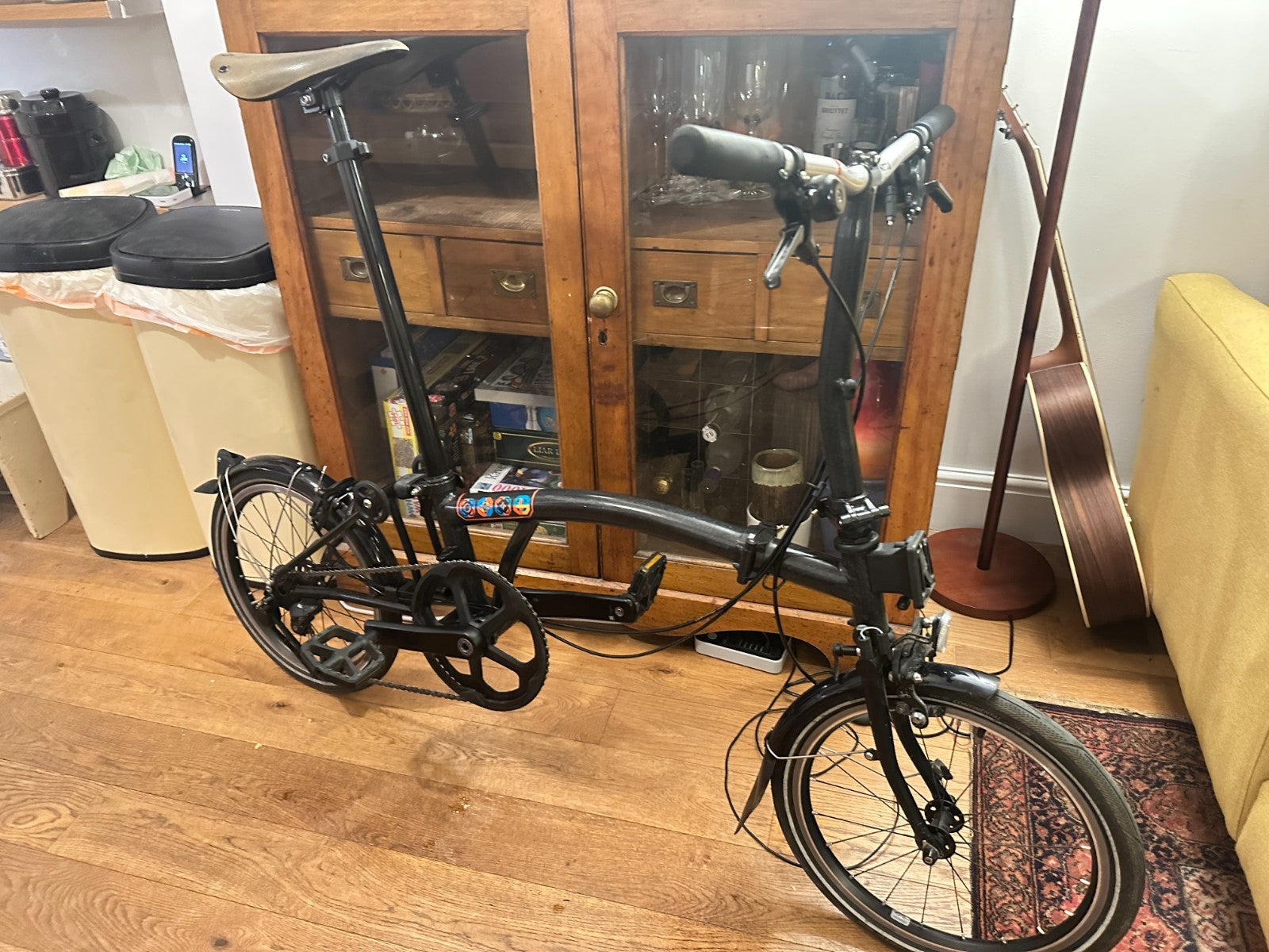 Brompton  P Line 4 Speed Folding Bike, Low Bar, upgraded Parts & Metro Bag