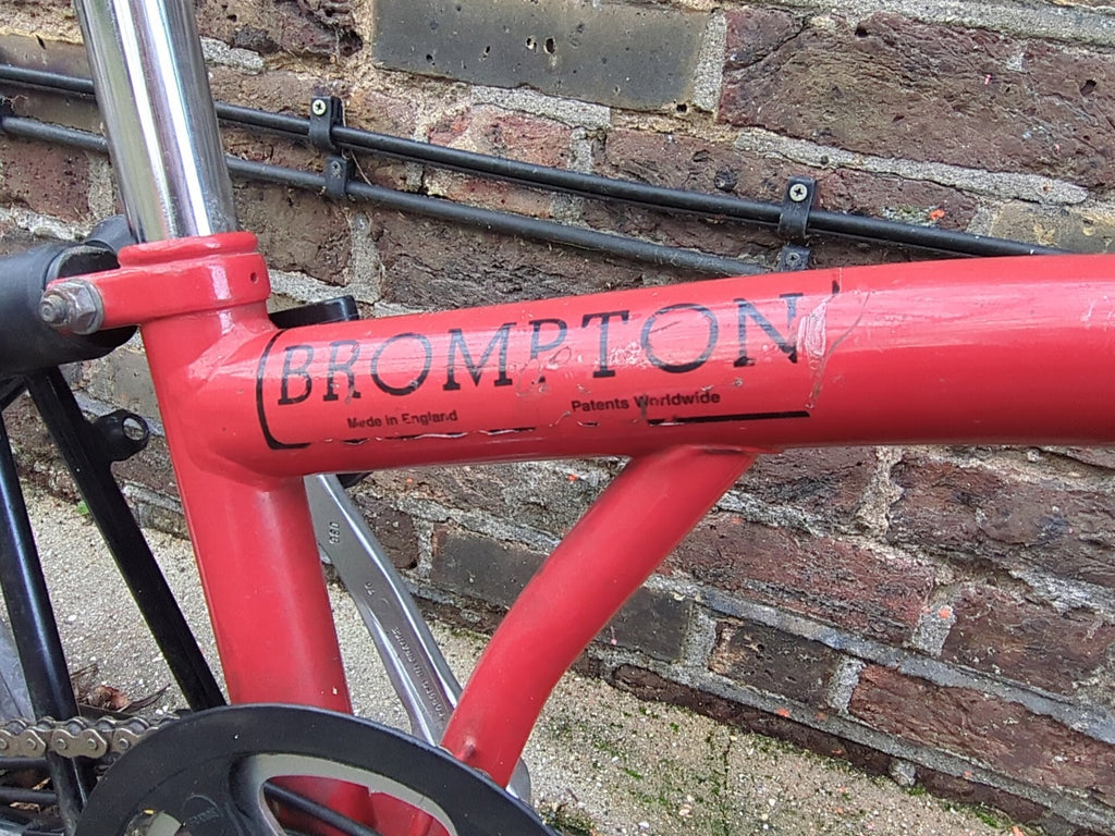 Brompton L5, 1997, Folding Bike, Excellent Condition, Red, Sturmey Archer