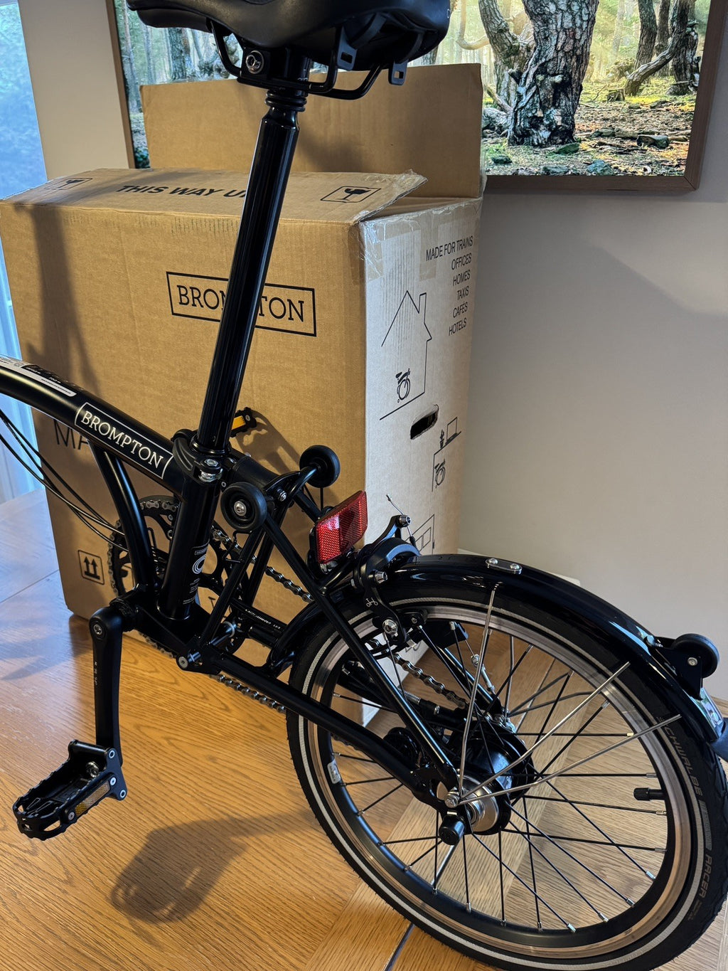 Brompton C Line Explore H6L 6 Speed High Handlebar Black – Mint & Boxed