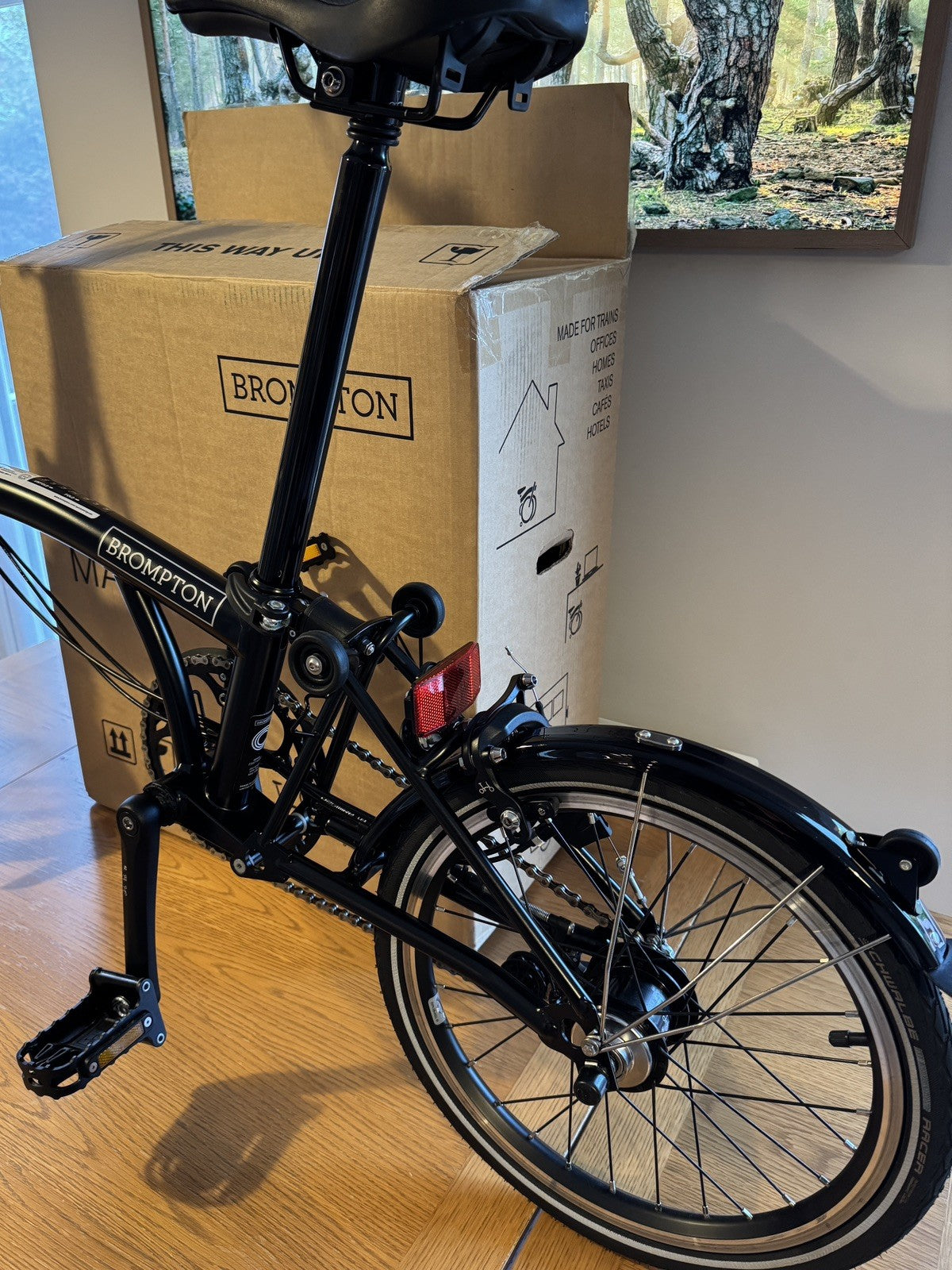 Brompton C Line Explore H6L 6 Speed High Handlebar Black – Mint & Boxed
