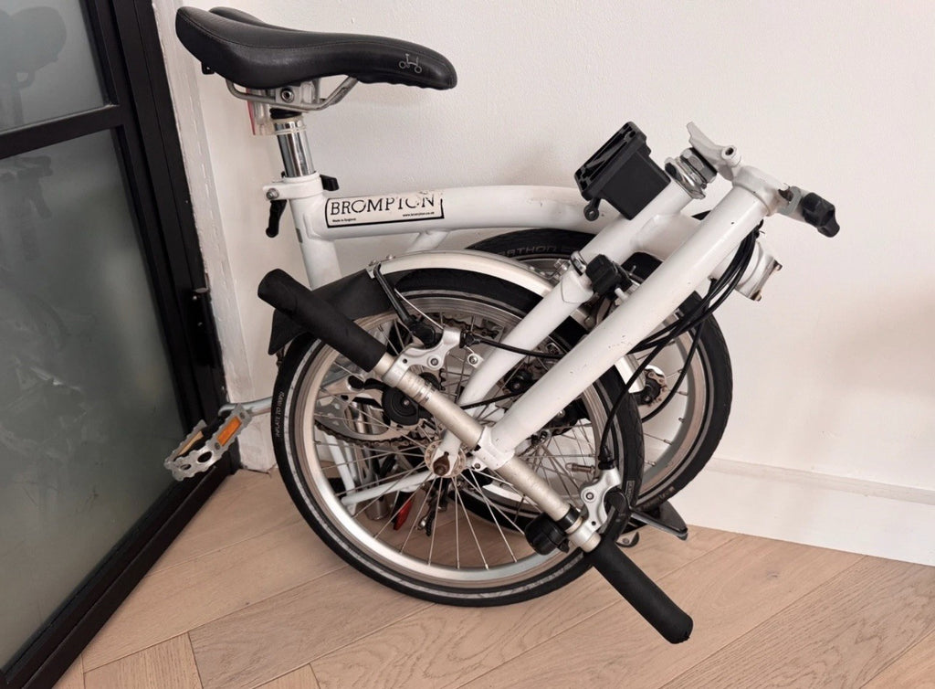 Brompton S3L Folding Bike 3-Speed - WHITE, Camden