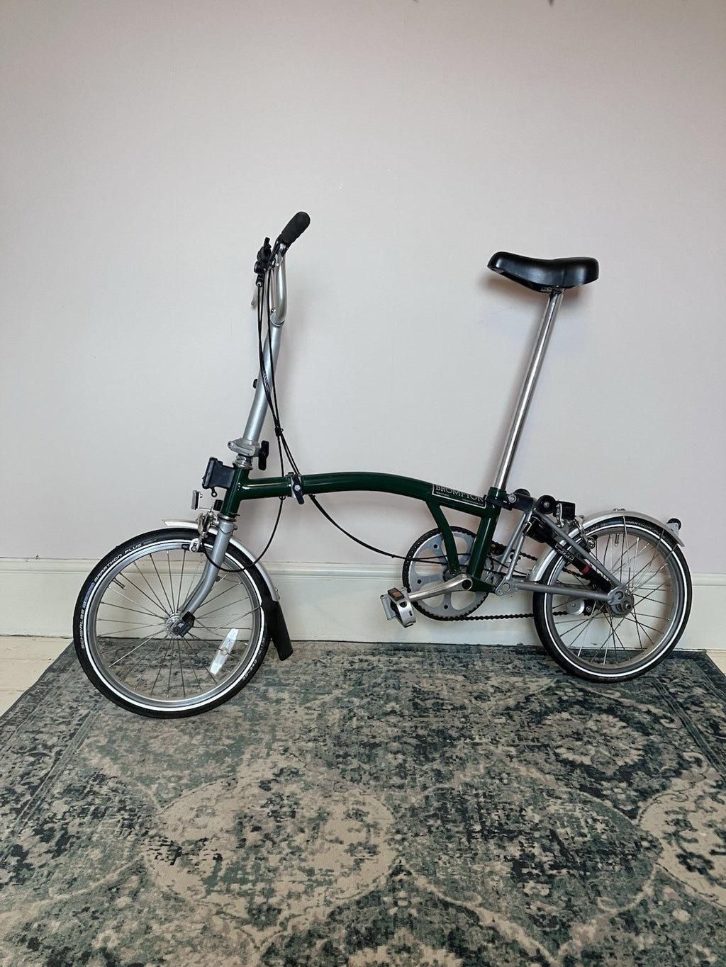 Brompton M3R folding bicycle in Racing Green - Light Leisure Used
