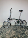 Brompton M3R folding bicycle in Racing Green - Light Leisure Used