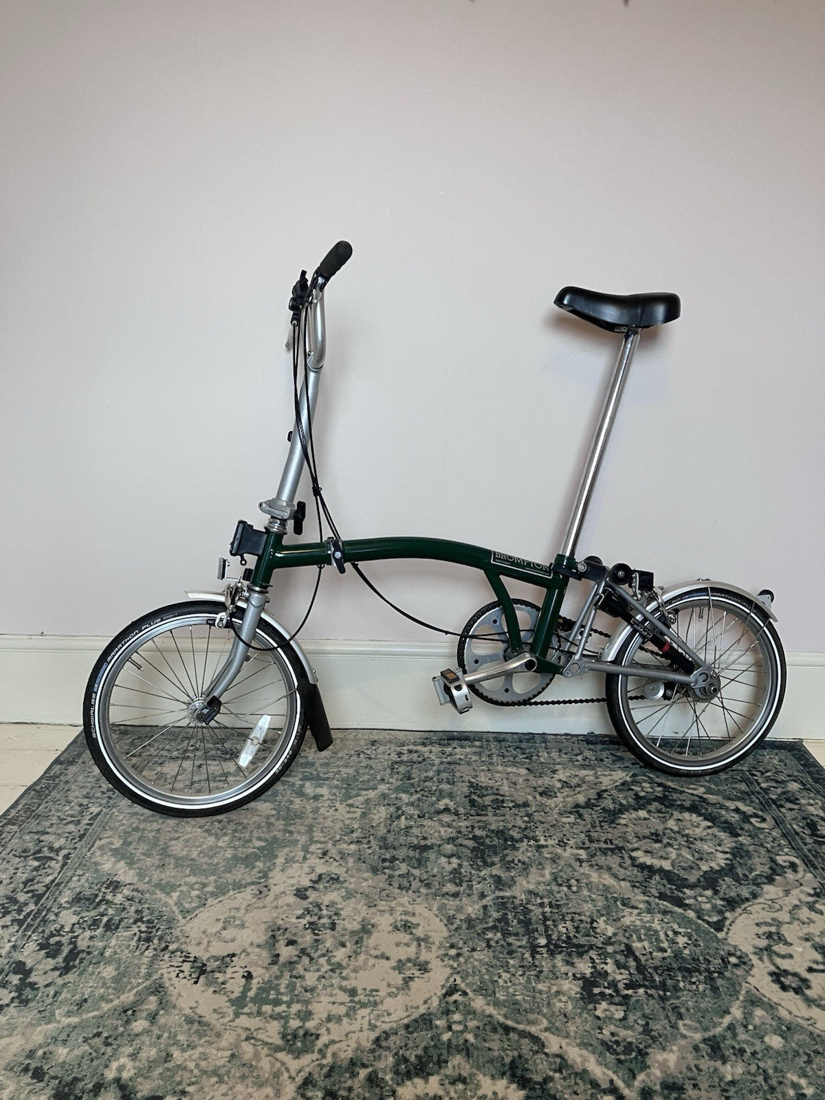 Brompton M3R folding bicycle in Racing Green - Light Leisure Used