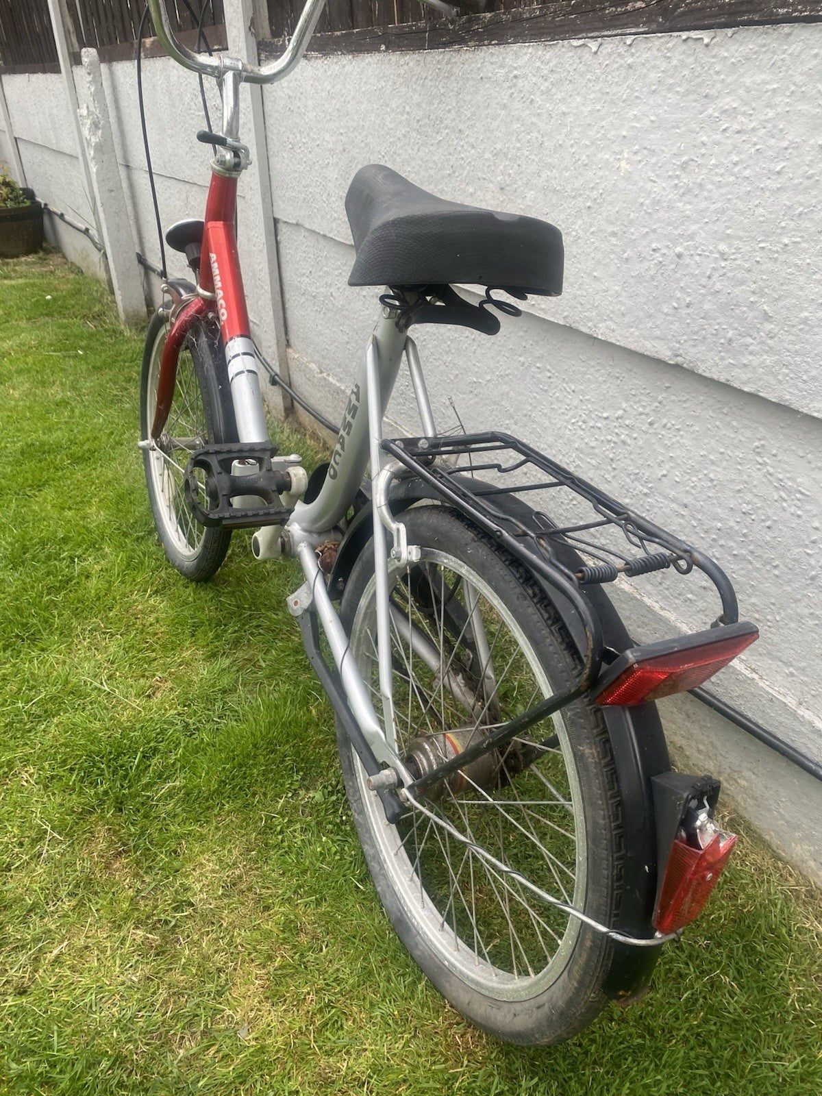 Red Amaco I Folding Bike Red/grey