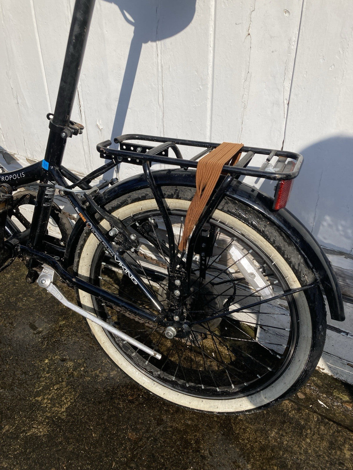 Viking Metropolis Unisex 20" Folding Bike 6-Speed Gears, Black