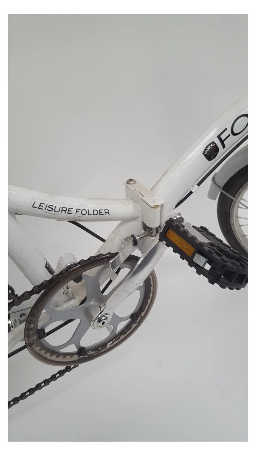 Saxon FOLD3 Leisure Folder 20 Folding Bike White 6 Speed