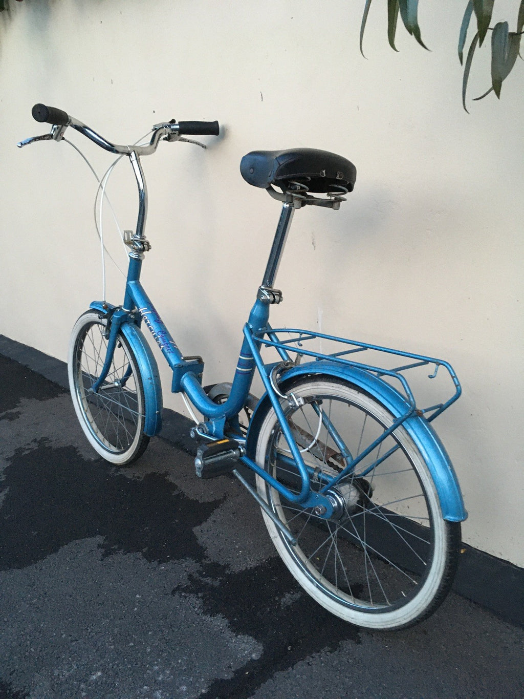Vintage Hercules Compact folding bike Stowaway Shopper fold up Raleigh Retro LDN