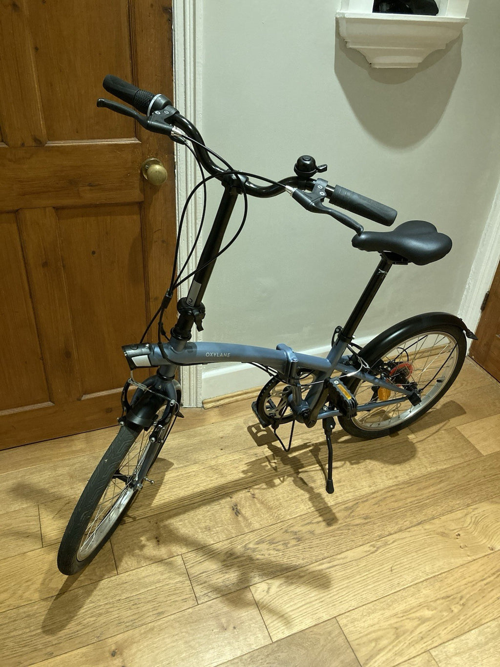 BTWIN Folding Bike Fold 120 - Blue- Used Excellent condition 6 speed