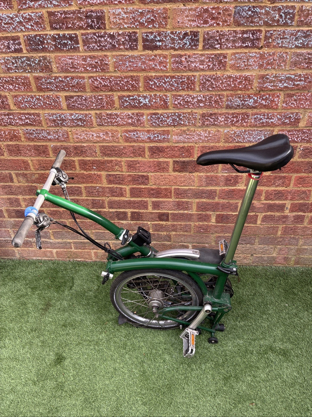 Brompton folding bike, 6 speed, British racing Green, See Description
