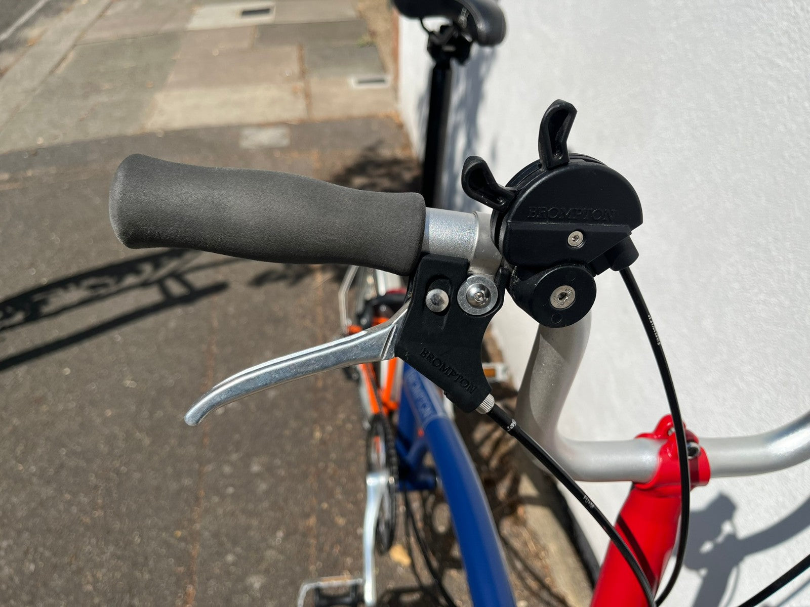 Brompton M3L C Line Dynamo Light 3 speed Navy Blue Red M-type Folding Bike