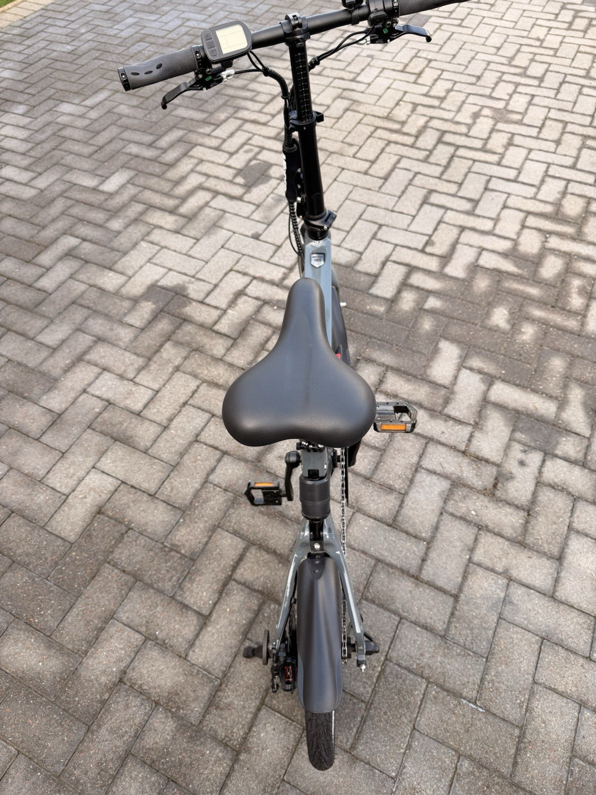 MiRider One  16 Grey Folding Bike Ideal For Motorhomes Campervans And Caravans