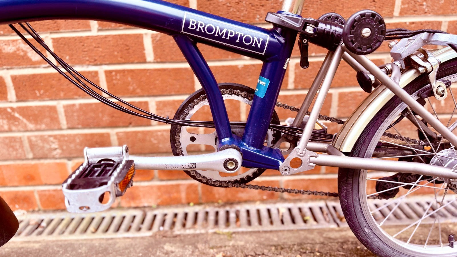 Brompton M6L-X Titanium C Line 6 Speed Very Good Used Condition FREE POSTAGE