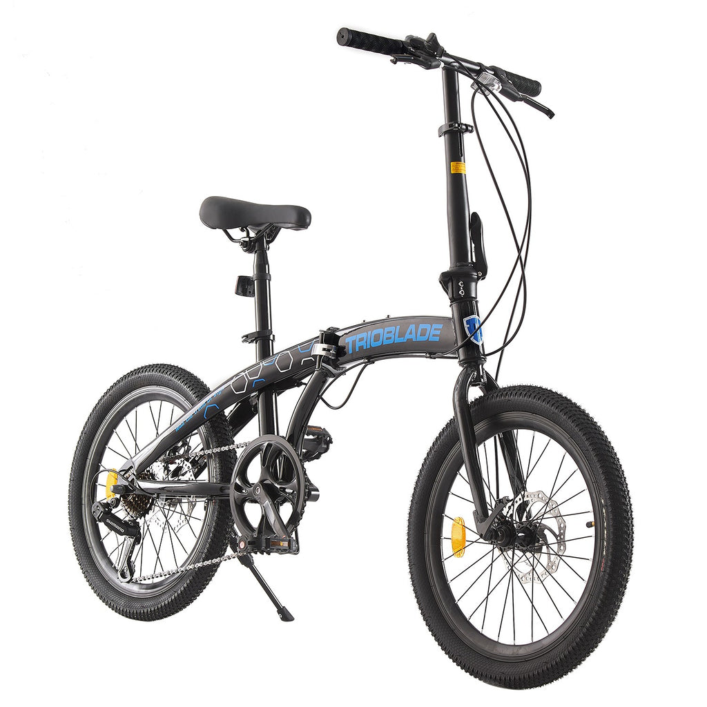 Folding Bicycle 20 Inch Bikes for Adults 7-Speed Variable Foldable City Bicycle