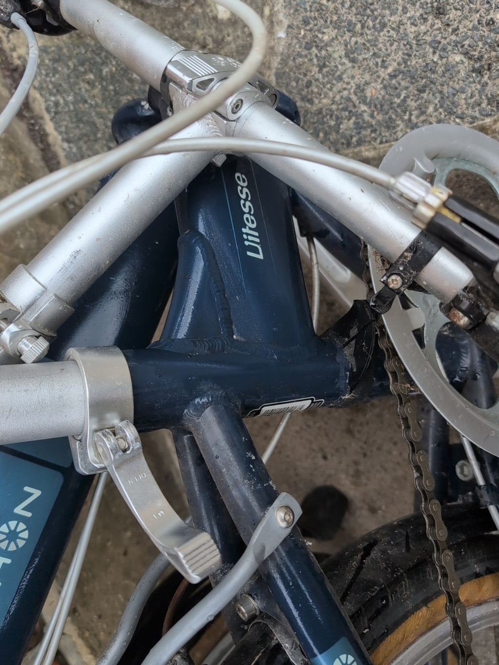 Dahon Vitesse Folding Bike Blue, Seven Gears