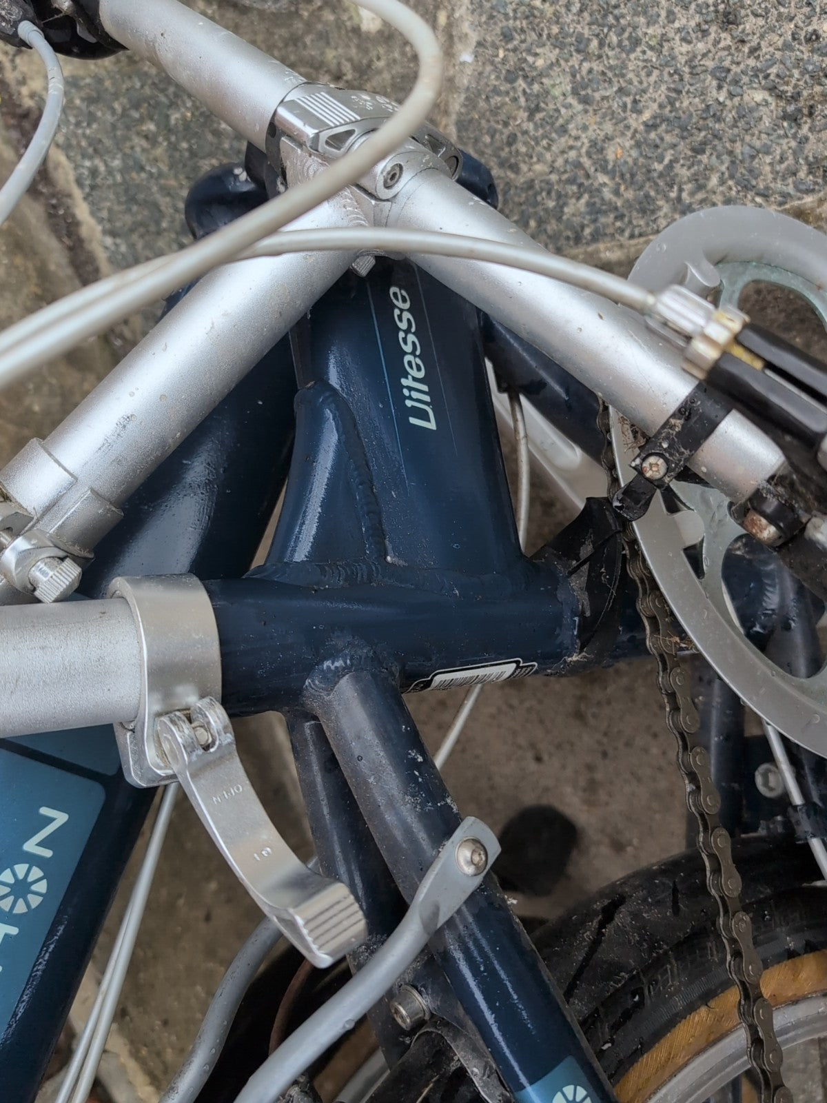 Dahon Vitesse Folding Bike Blue, Seven Gears