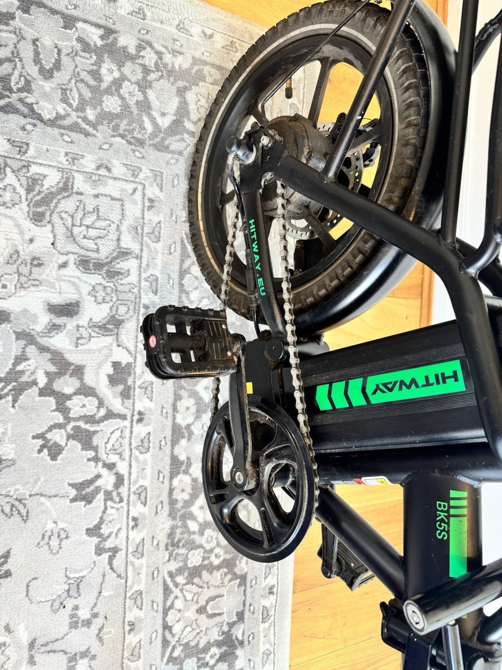 Hitway BK5S Folding Bike (2025), 250W Motor, 36V 10.4Ah