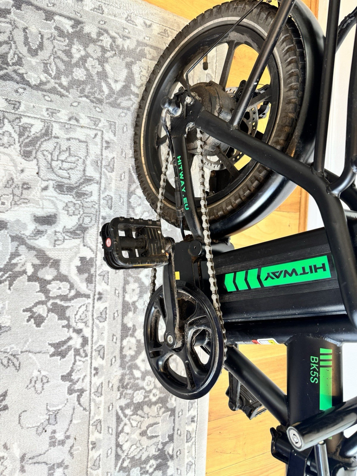 Hitway BK5S Folding Bike (2025), 250W Motor, 36V 10.4Ah