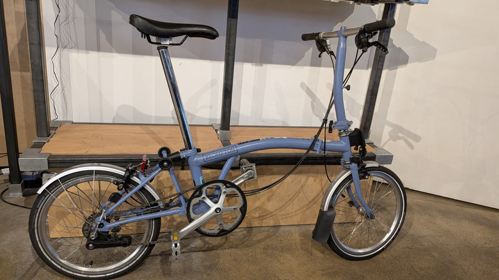 Brompton Bike Bon Sealine Model in Blue