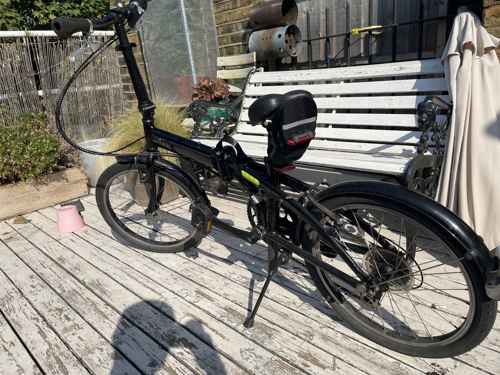 Tern Link B7 folding bicycle; unsure how much work required but definitely some