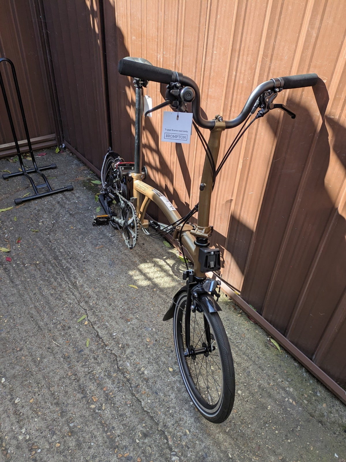 Brompton P Line Explore Mid Bar 12 Speed - Bronze Sky