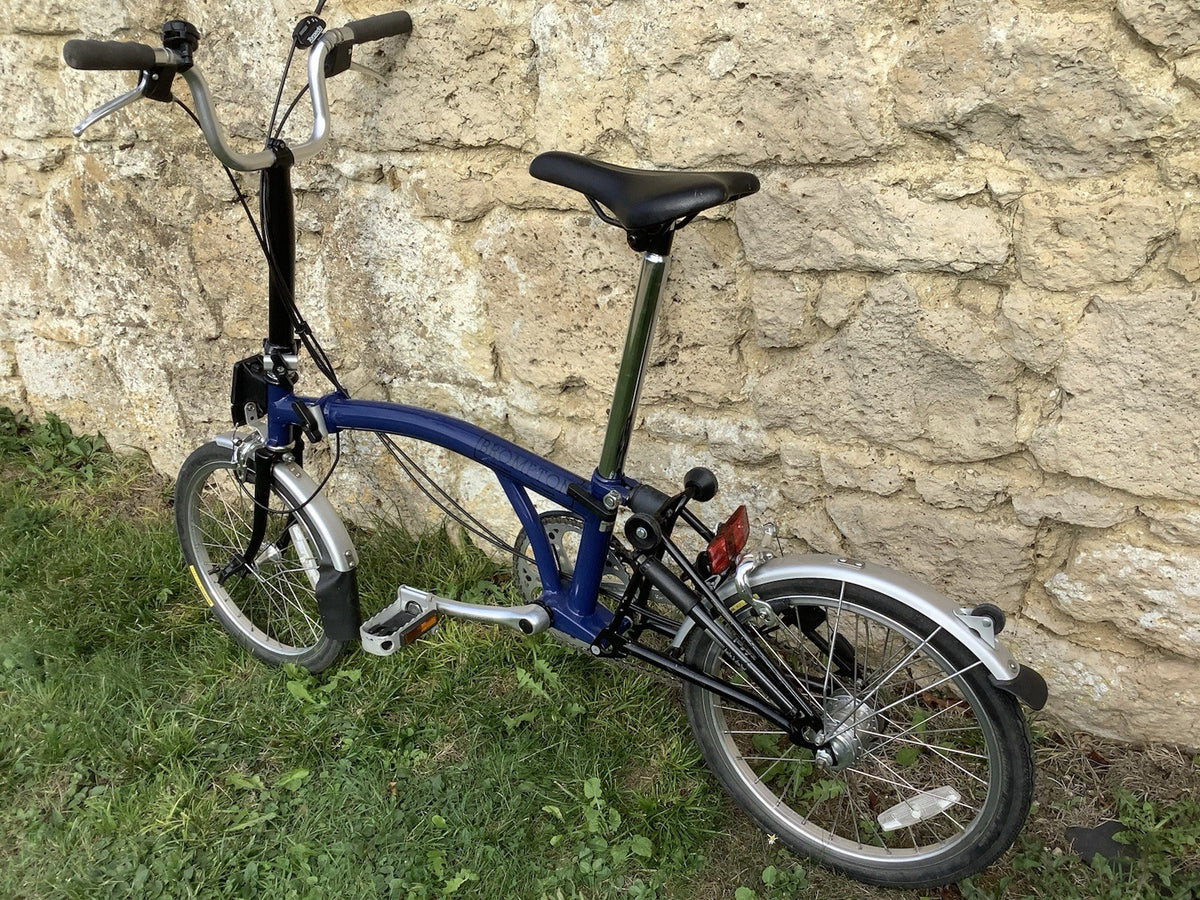 Brompton M3L Folding Bike - Blue - UK DELIVERY
