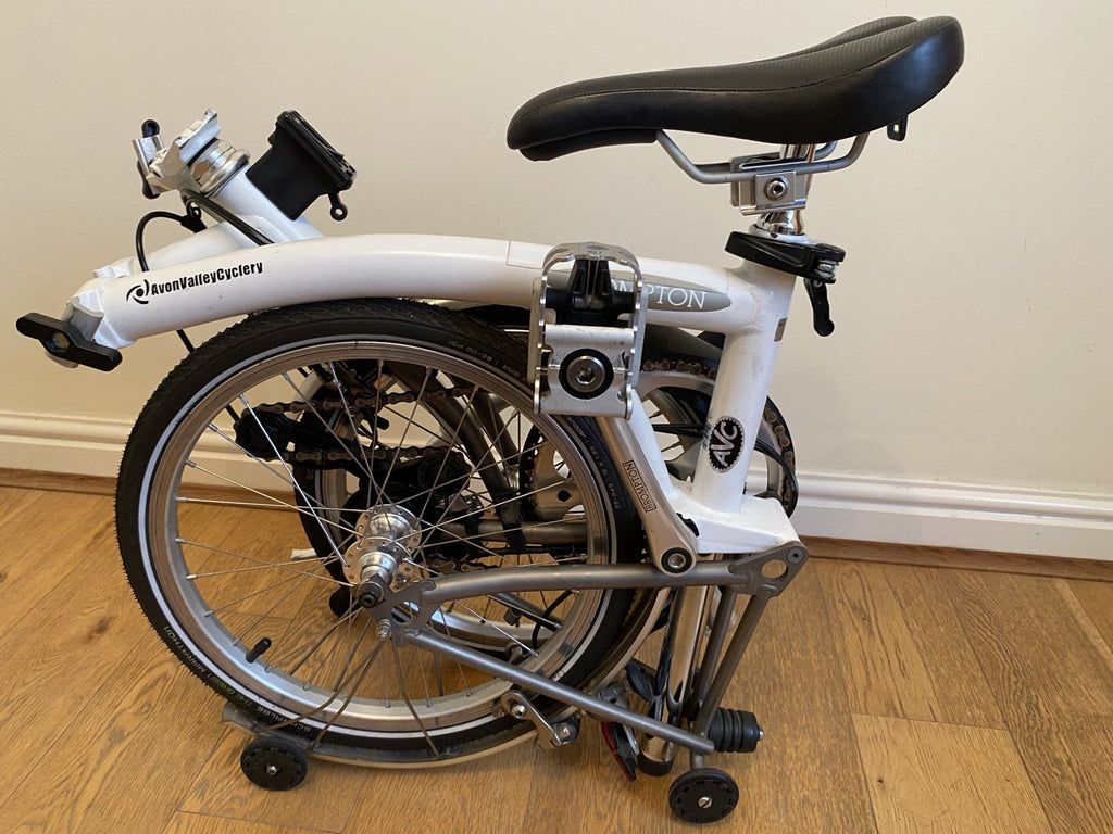 Brompton Superlight S2L-X, titanium fork and rear triangle