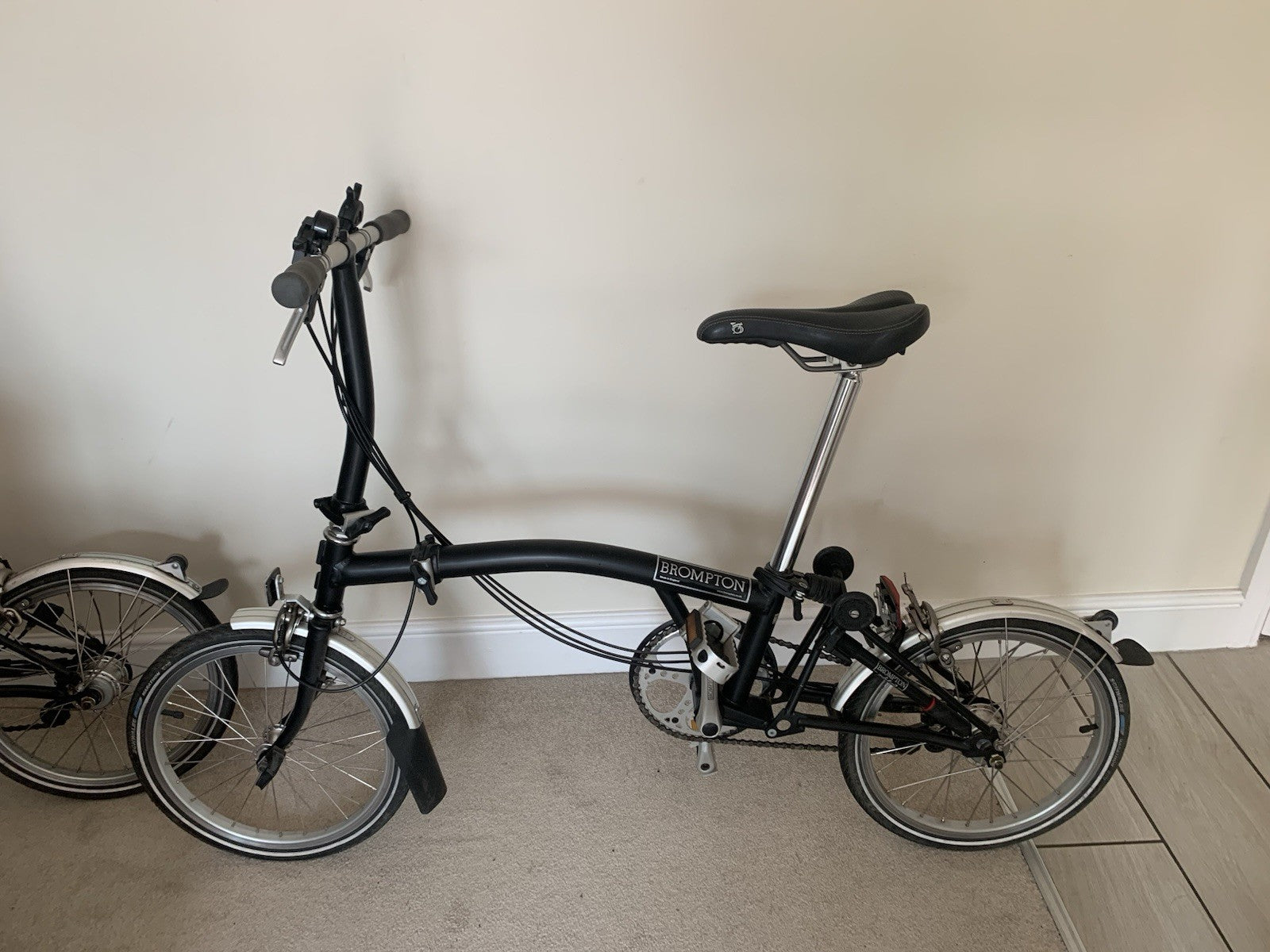 Brompton Folding Bike 3-Speed, Black