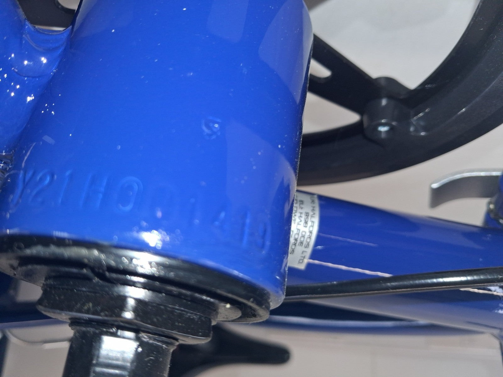 Apollo Tuck Single Speed One Size Compact 14kg Folding Bike - Blue (Scratched)