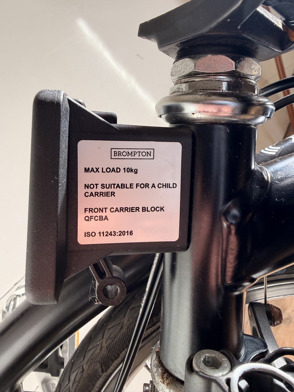 Brompton C Line 2 speed black folding bicycle 2022