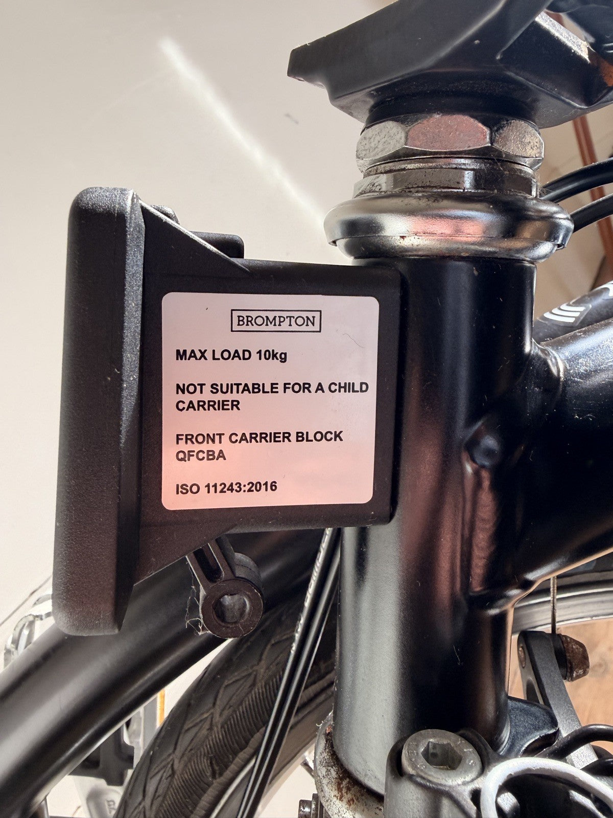 Brompton C Line 2 speed black folding bicycle 2022